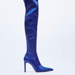Zara Heeled Over The Knee Boots